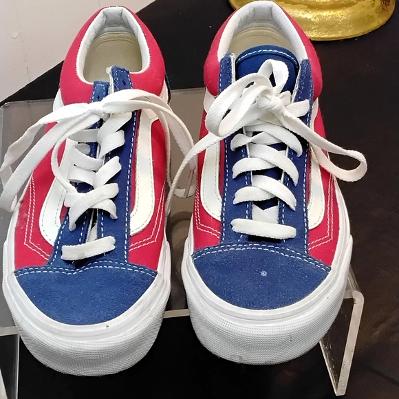 Vans Shoes - Vans Kids Red and Blue Sneakers